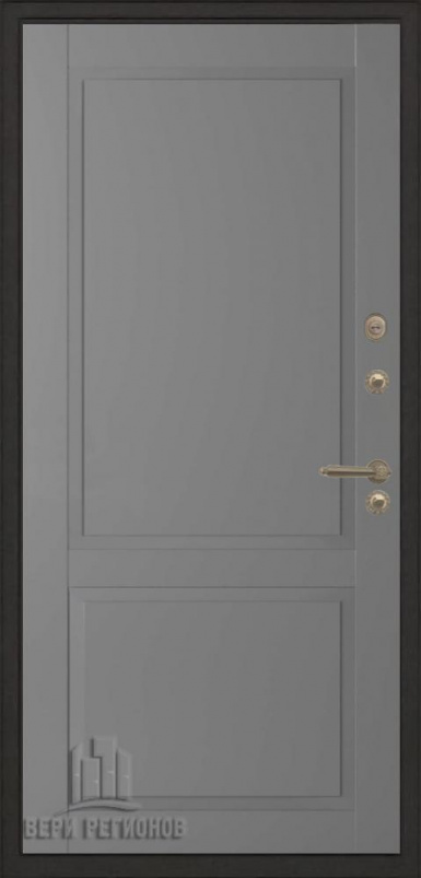 Входная дверь Regidoors ГОЛИАФ ТЕРМО Nova, Цвет "Антрацит" - второе изображение